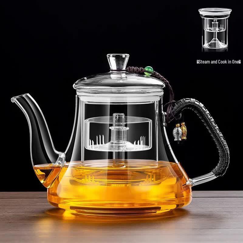 Чайник из высокоборосиликатного стекла Chaxun