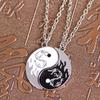 Женщины Для Лучших Друзей Ожерелье Инь Ян Ключичная Цепочка Парное Ожерелье Кулон Сплетница Дракон
