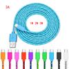 1M/2M/3M Nylon Woven Type-C Data  Cable 3A Fast Charging  USB-A  Cord Charger For Samsung  Xiaomi    Phone Charger Wire