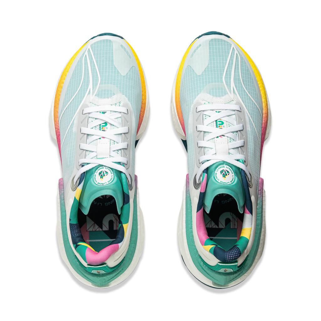 Кроссовки женские Li Ning Absolute Shadow 3 Essential Run In My Name зеленые белые ARRU006-6