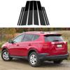 8Pcs Car Window Pillar Posts Door Trim Cover Stickers For Toyota RAV4 XA40 2013 2014 2015 2016 2017 2018 Exterior Accessories