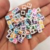 100 Pcs/lot Acrylic Beads Letter Bead Jewelry Finding For DIY Necklace Bracelet 6mm Fashion Wholesale High-quality New