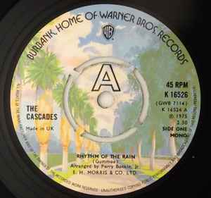 7-дюймовая пластинка CASCADES - Rhythm Of The Rain K16526 Warner Bros. Re 1975 UK Поп Б/У