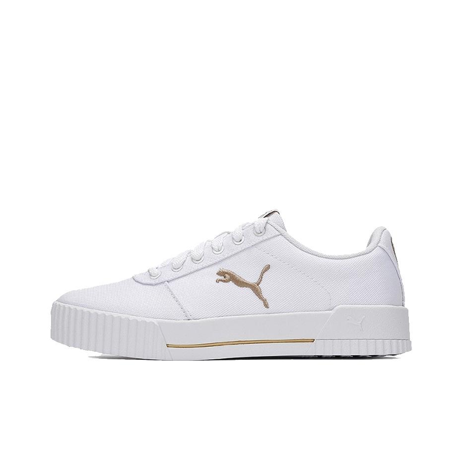 Puma Кеды Carina Low Top Женские Кеды Белые Платиновые 373997-12