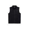 Running Series Solid Color Zipper Stand Collar Sleeveless Thickened Down Vest Men Vests Basic-Black 152345901-3