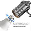 Алюминиевый сплав E27 DIY Основание для лампы с выключателем Винтовой патрон в винтажном стиле Антикварный держатель для лампы Арматура