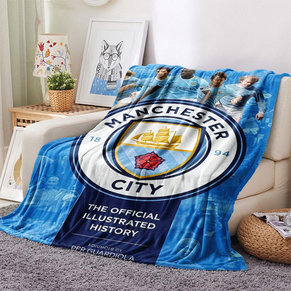 Warm MCFC Throw Blanket, High quality Comfortable for All Seasons, Home Decor, Warmth and Comfort
