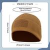 Beanie Mens Fleece Cap Watch Outdoor Sports Hat Thick Soft Windproof Suitable for Autumn Winter