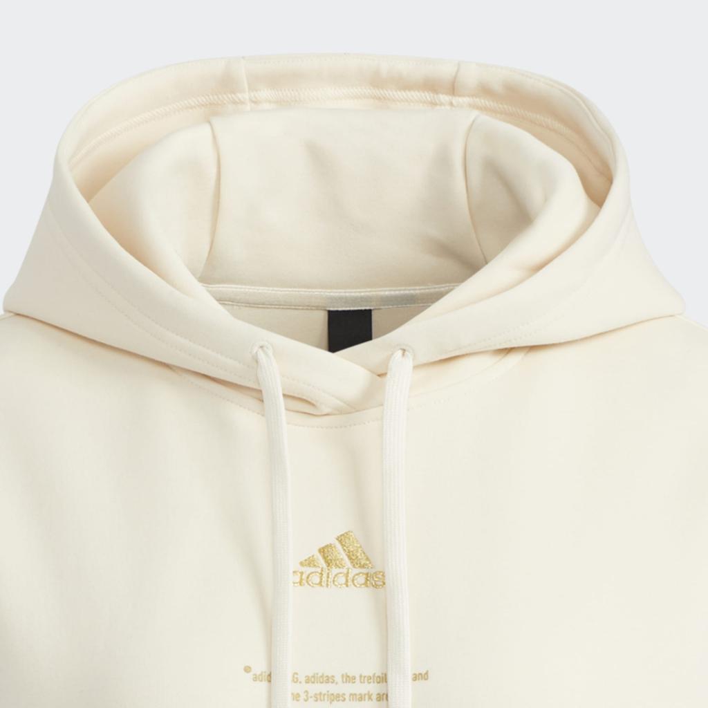 adidas Однотонный пуловер с капюшоном и длинными рукавами, женские топы Off-White HG1823