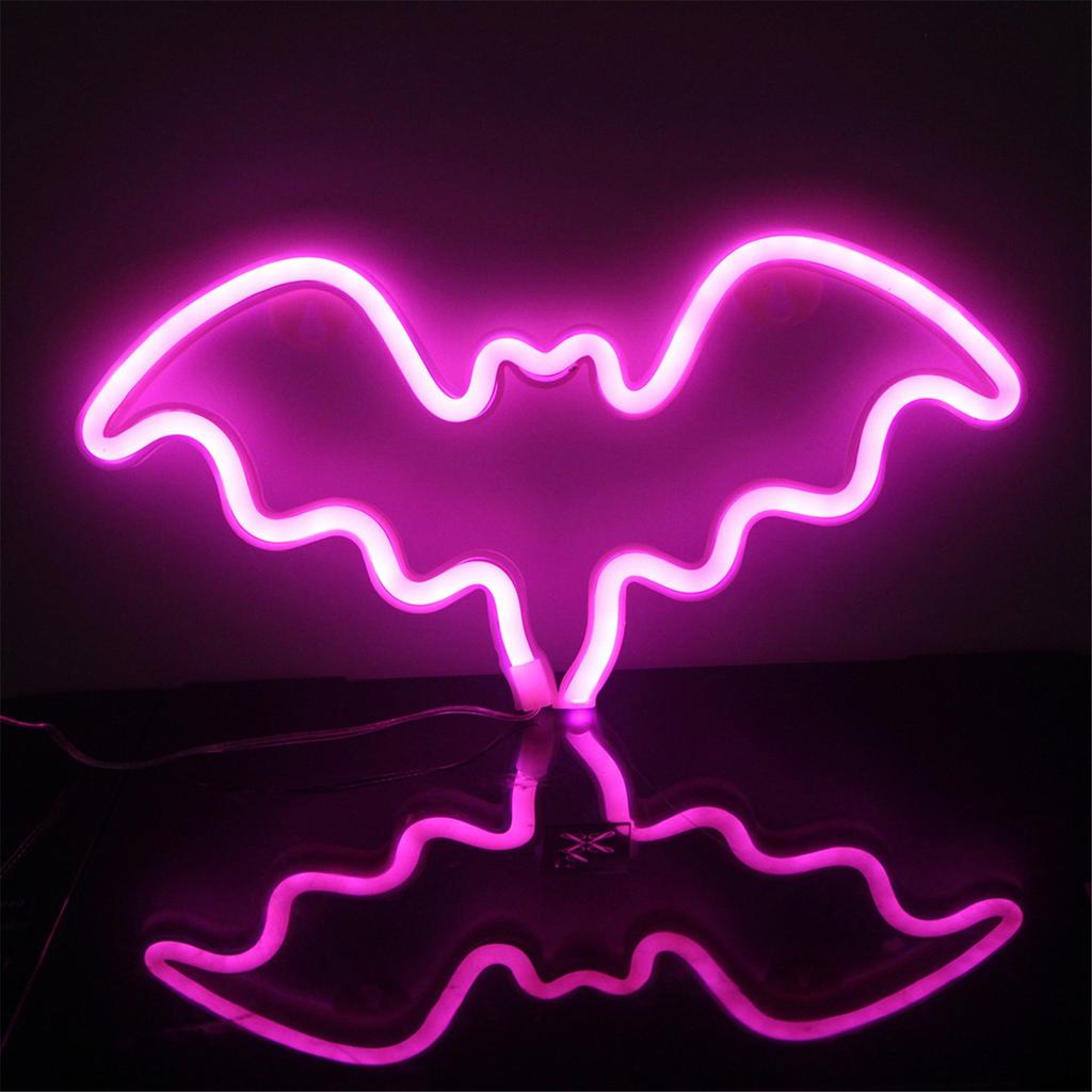 Halloween LED  Neon Light Sign For Wall Decor  Shape Lamp With Tery Or USB Powered For Halloween Party,Bar,Room Décor