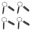 4x Barbel Spring Clip Dumbbell Bar Clamp Weightlifting Lock 24mm