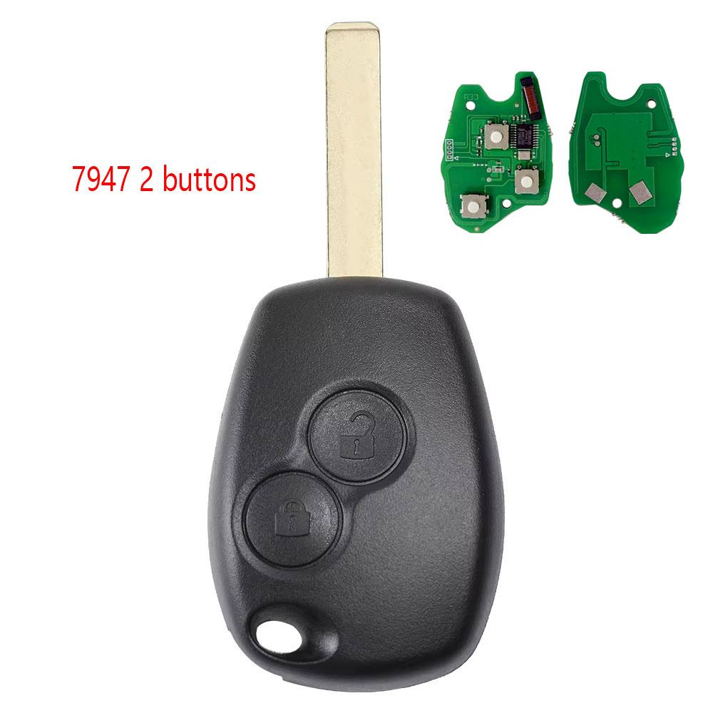 Kgreat Автомобильный Пульт-Ключ Для Renault Duster Modus Clio 3 Twingo DACIA Logan Sandero Kangoo 433MHz 7946/7947 Чип ID46