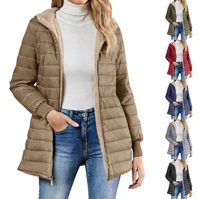 Женская модная повседневная куртка из хлопка, короткая утепленная свободная куртка с капюшоном из хлопка