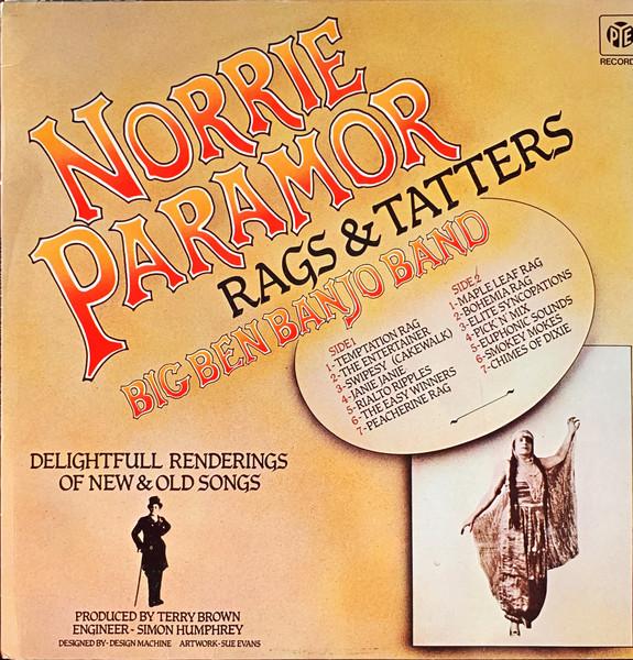 Виниловая пластинка NORRIE PARAMOR THE BIG BEN BANJO Rags And Tatters NSPL18575 Pye Records 1978 Великобритания Джаз Б/у