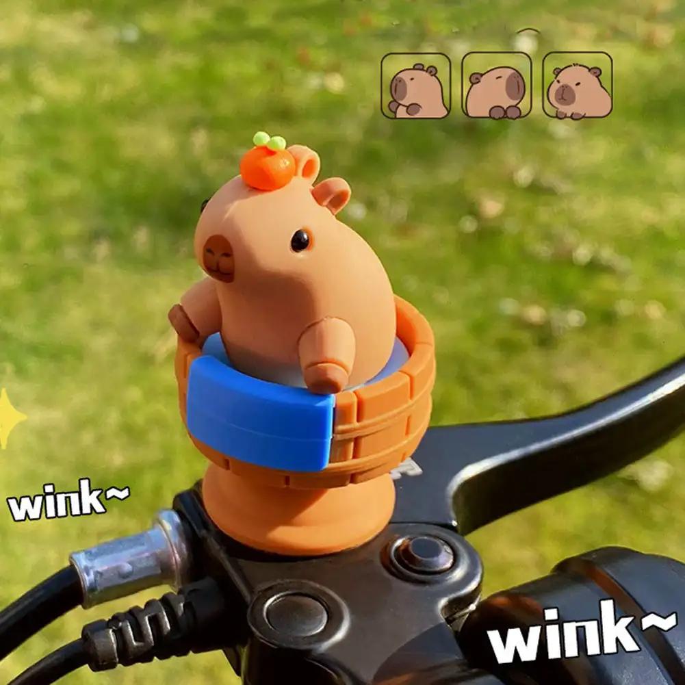 Resin Miniature Capybara Figurines Multicolor DIY Cartoon Capybara Statue Accessories Car Ornament Mini Animals Figurine