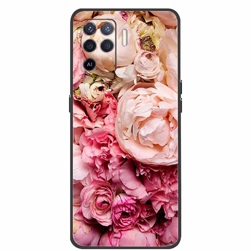 Для чехла OPPO Reno5 Lite Чехол Ударопрочный Мягкий силикон ТПУ Задняя крышка Для телефона Oppo Reno 5Z 5 Lite Чехол 5Lite CPH2205 Fundas