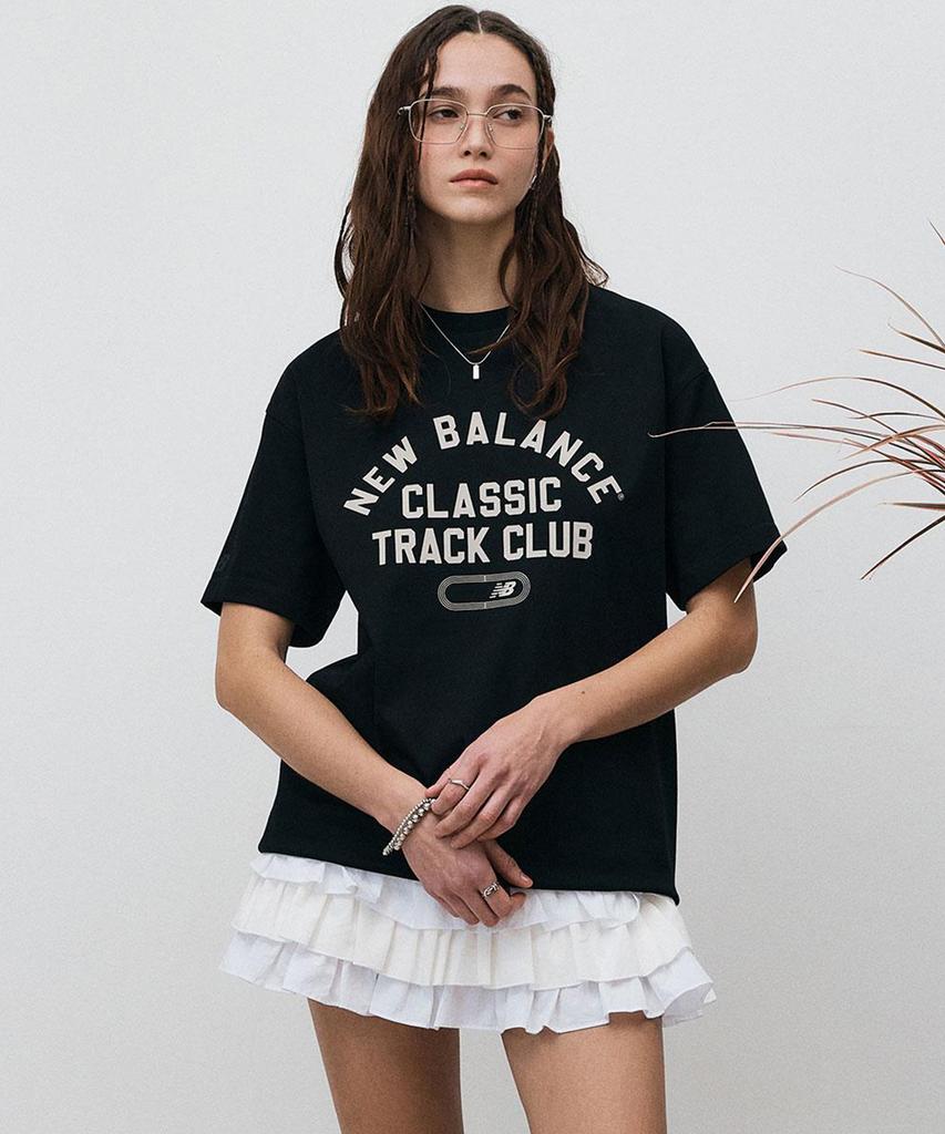 Nyuballanseu Nbnegco217 / Футболка с коротким рукавом Uni Track Club (черный)
