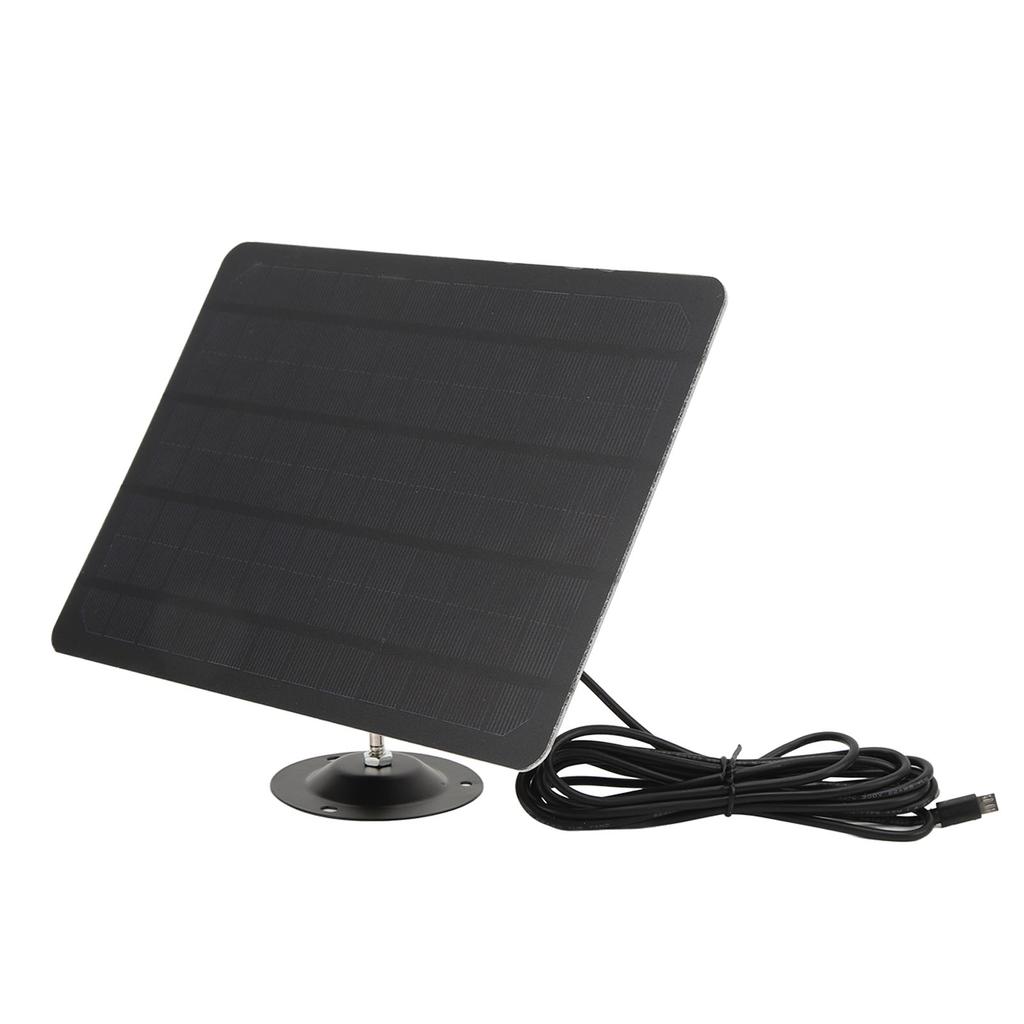 RV Solar Panel Mono High Effcient Solar Battery Charger Panel with Bracket 3 Meters Charging Cable