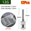 12Pcs Stainless Steel Industrial Glue Injection Needle Blunt Tip Glue Dispenser Tip