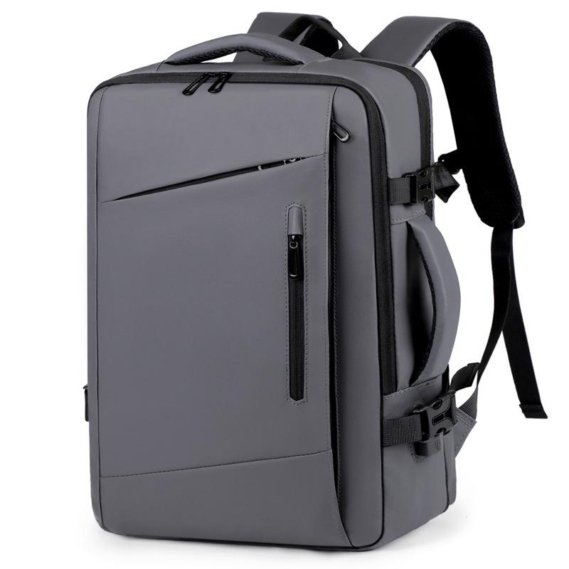 TS JYL laptop bag,New Laptop Backpack High End Notebook Bag Large Men's Business Expandable Backpack