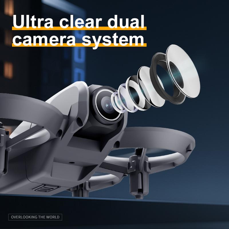 M9 Drone Professional Camera 4KHD Optical Flow Positioning Fpv Stunt Roll Remote Control Rc Dron Avoidance Aerial Quadcopter Toy