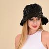 Casual Unisex Bucket Hat Versatiles Fisherman Hat Modern Bucket Sequins Hat for Music Event And Casual Wear