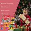 Dowmoo Christmas Rubber Duck Advent Calendar 24-day Blind Box Countdown 24 Different Little Yellow Duck Children's Christmas Gifts 1set