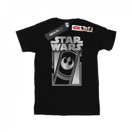 Star Wars Mens The Last Jedi Frame Metallic T-Shirt