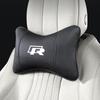 XYZ1 VW Car Leather Headrest Seat Head Support Neck Pillow For Volkswagen Polo Golf GTI CC Tiguan Arteon Passat Jetta Touareg ID.3