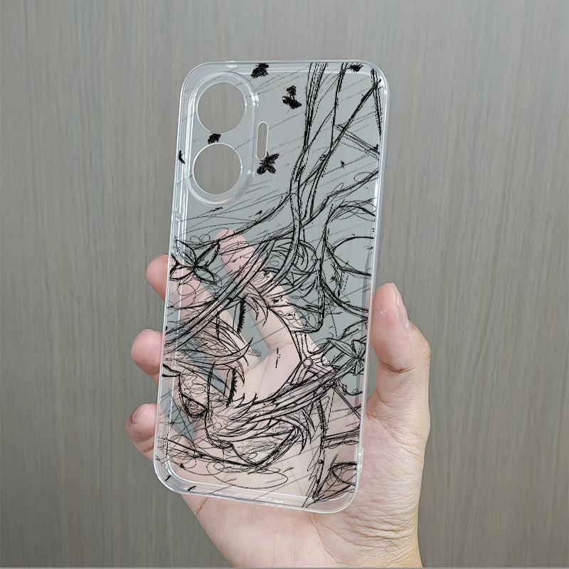 Тонкий мягкий чехол для телефона для For Poco X8 Pro X7 X6 F8 F7 Turbo 5 Max Turbo 4 Pro Защита камеры Ударопрочный / Чехол Poco / Чехол Redmi