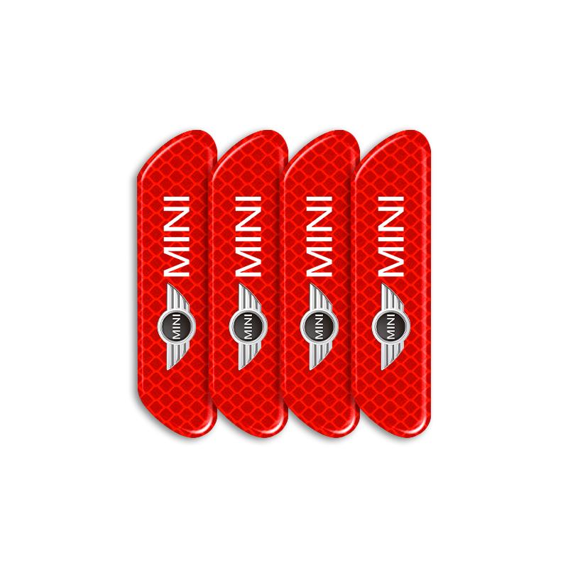 Car Door Safety Warning Reflective Mark Sticker Car Styling For MINI COOPER CABRIO