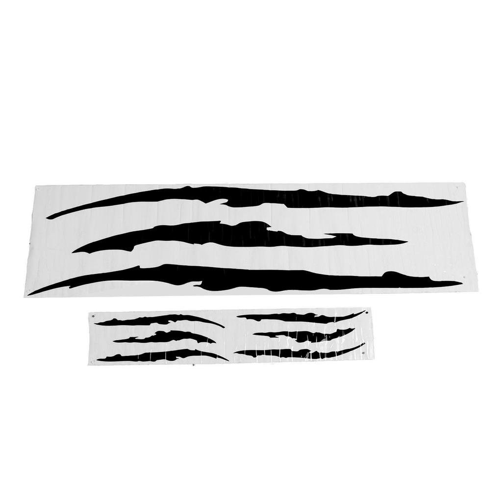 2 шт. наклейка на капот автомобиля в стиле когтя, универсальная наклейка на капот двигателя для автомобиля, черная