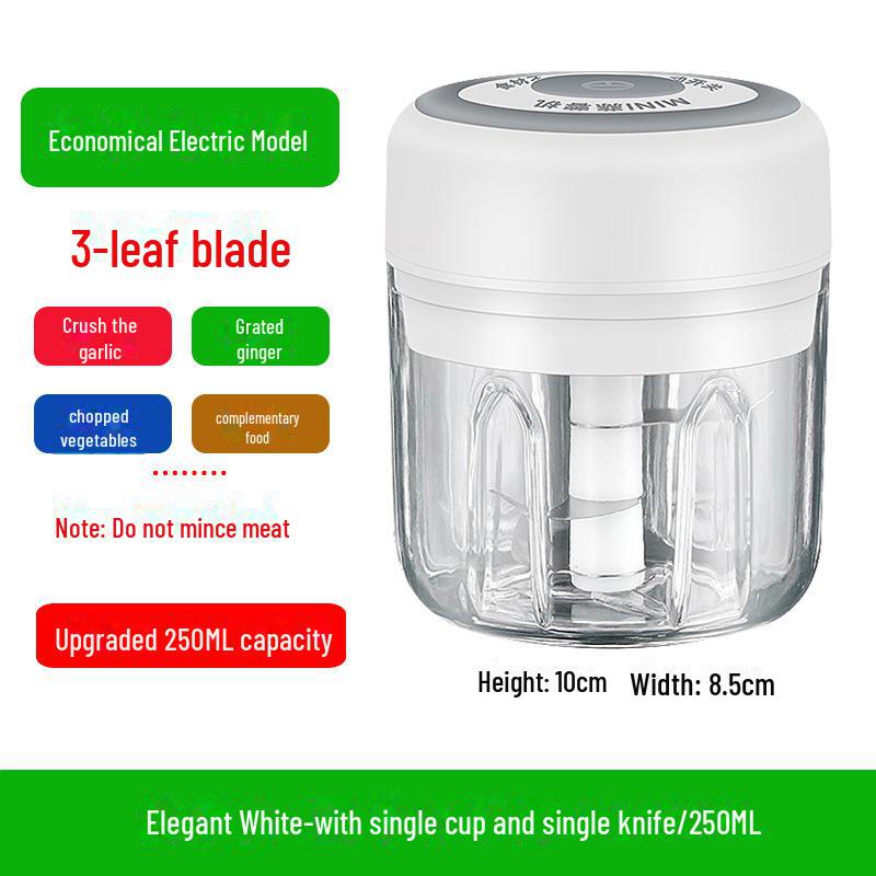 Многофункциональная электрическая чесночница и давилка для домашнего использования