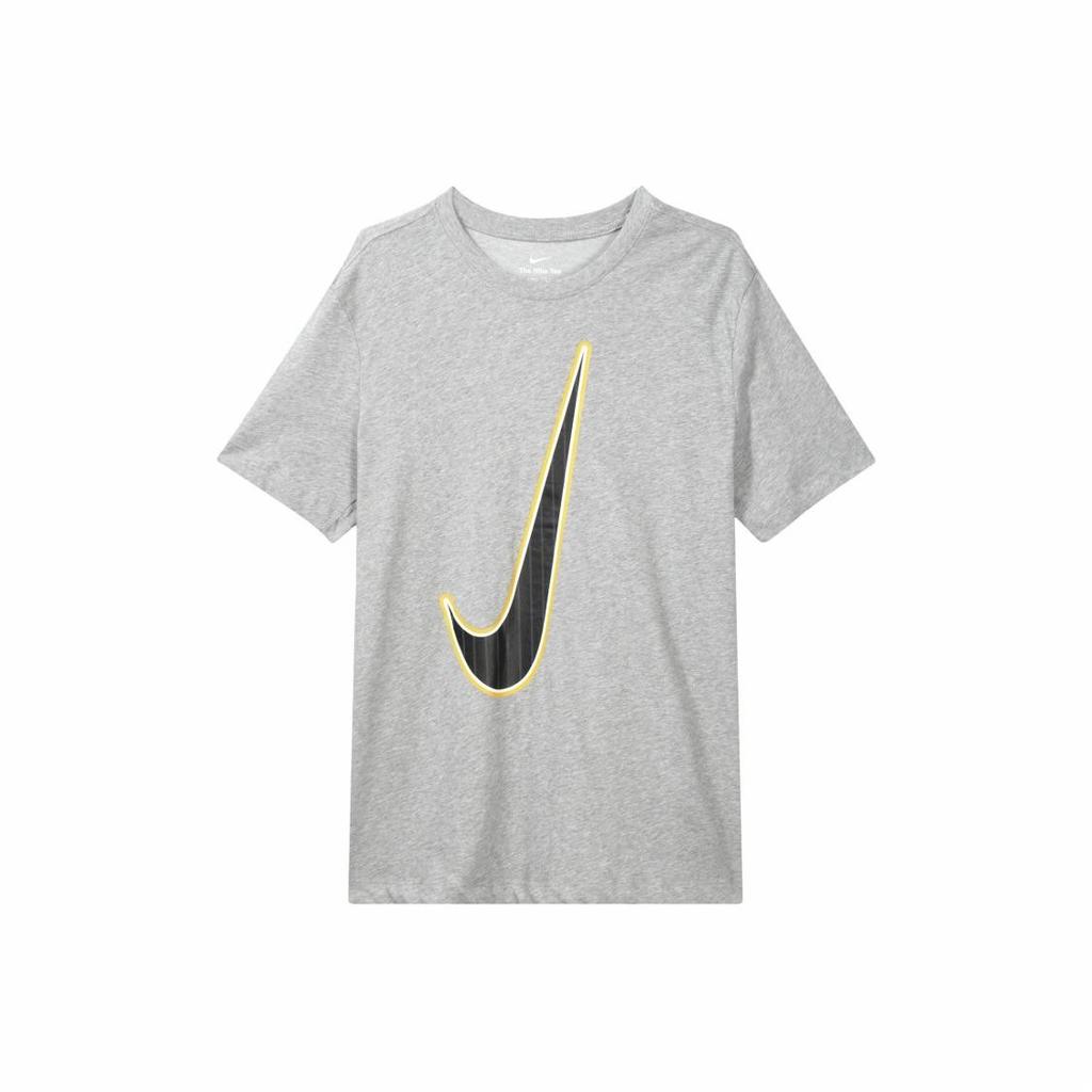 Nike Мужская серая футболка Dri-FIT для баскетбола с коротким рукавом