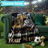 Custom Name Blanket Golden Saints Logo Blanket Bedding Blanket for Travel, Camping, Living Rooms, Offices, Sofas, Fan Christmas gift