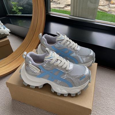 Модные женские кроссовки на платформе Весна Осень Женская повседневная спортивная обувь Тренд Дышащие кроссовки Дизайн Толстая подошва Износостойкая обувь