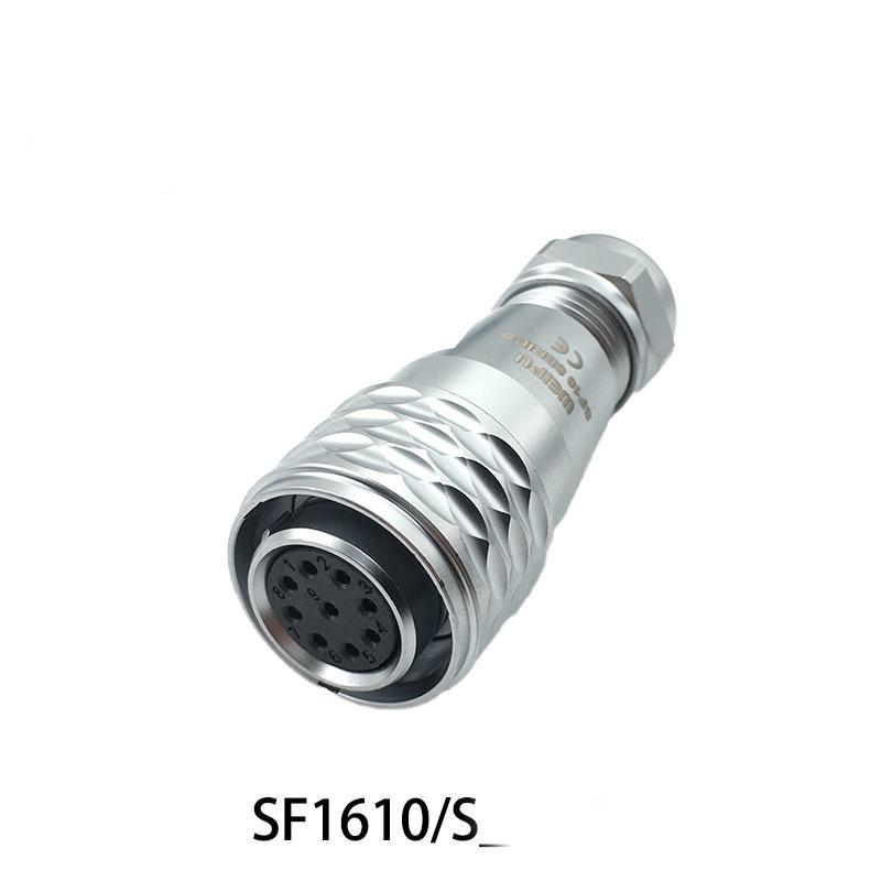 WEIPU SF16 SF1610 SF1612 SF1611 SF1613 SF1615 M16 2 3 4 5 7 9 10Pin Aviation Connector Welding Electrical Signal Plug Socket