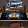 SSC Napoli Print  Cushion Non-slip Laptop Tablet Big Mousepad XXL Mat Mini PC Playmat With Lock edge