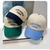 South Korea's new ins color matching baseball cap children's summer versatile street students casual letter cap trendy man