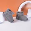 Winter  Baby Snow Boots Leather Thick Plush Warm Toddler Kids Shoes  Little Girls Boys Boots EU 15-25