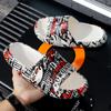 Fashion Anime Printing Slippers Men's Sandals Summer Couple Slippers Fashion Thick Bottom Anti-slip Slip-on Holidays Beach Shoes 2025