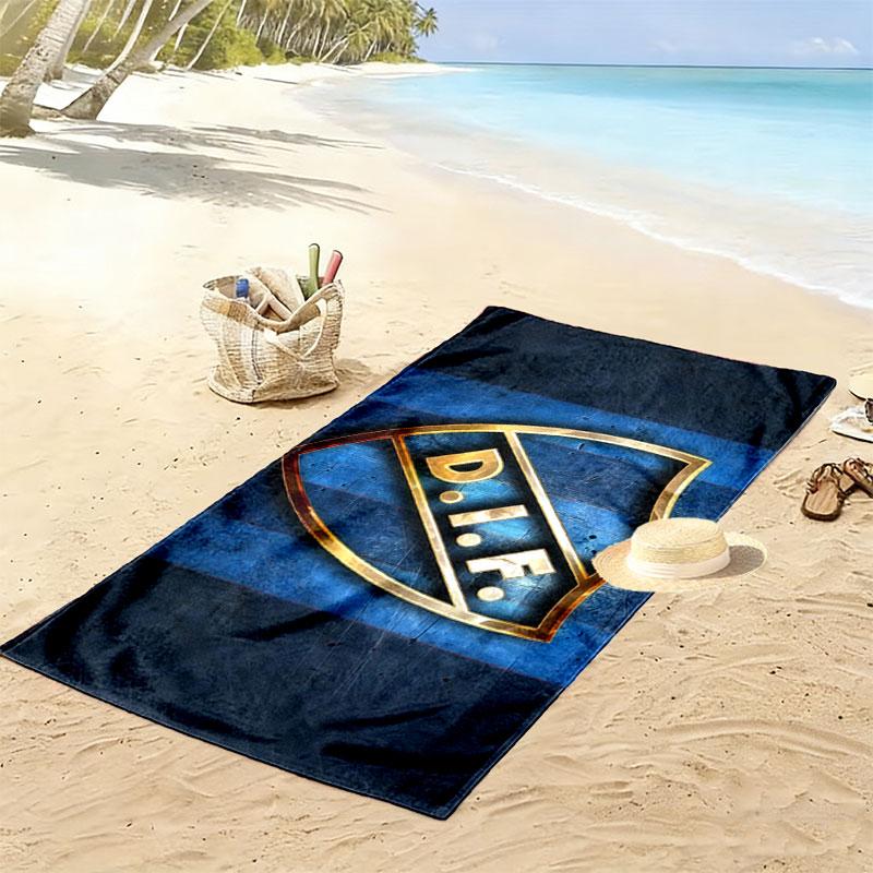 Djurgardens Print Beach Towel, Large Soft Quick Dry Towel for Beach Camping Swimming