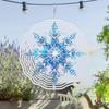360 Degree Rotating 10 Inch Hanging Wind Spinner Outdoor Wind Chime for Balcony Lawn Garden Decor Spring Summer Art Decor Dynamic Effect