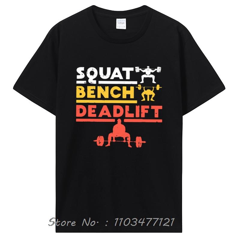 Забавная футболка для пауэрлифтинга, приседаний, жима лежа, становой тяги, тяжелой атлетики, хлопок, уличная одежда, мужская одежда, подарки на день рождения, летняя футболка