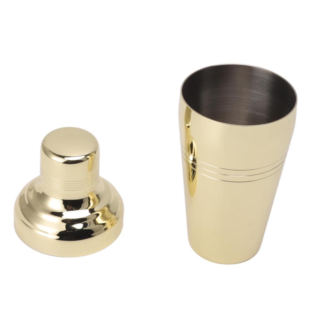 Cocktail Shaker 304 Stainless Steel Mixer Drink Shaker for Home Bartending Kit Bar Tool 510ml Gold