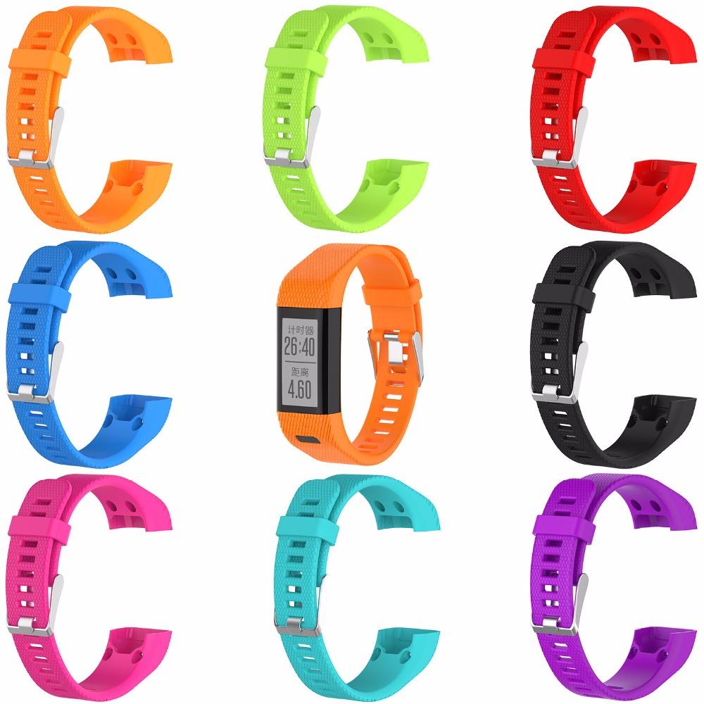 Для Garmin Vivosmart HR+ Силиконовый ремешок Замена браслета для фитнес-трекера Garmin Vivosmart HR+