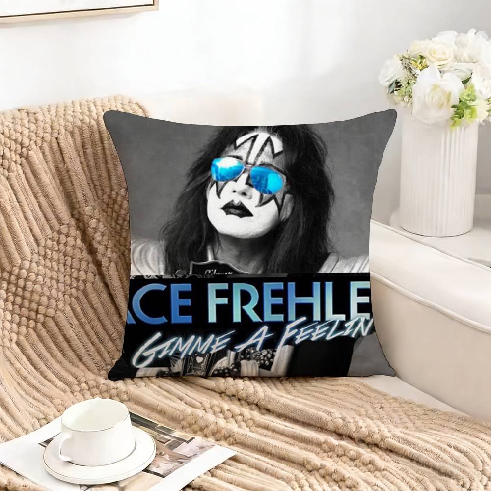 COOL AAce FFrehleyes Square DoubleSided printed Pillow Case Bedroom Bedside Pillow Sofa Cushion Cover