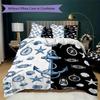 All Over animals Pattern Bedding uilt Set uilt Cover Pillowcase Home Decoration Birthday Gift (1 * duvet cover + 2 * pillowcase without core)