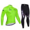 Kids Quick-Dry Cycling Jersey Set Breathable Long Sleeve Bike Sportswear Riding Skateboarding Balance