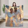 Super Soft Blanket Camping Charlie Kirk   Throw Blanket Funny Bedspread for Outdoor